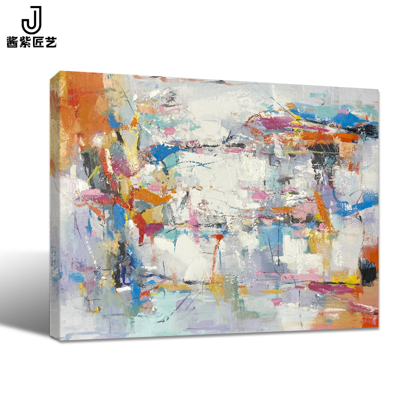 Modern Other Paintings for Wall Canvas Hand Painted Picture Handmade Abstract Wall Art Nordic with Frame Oil Painting