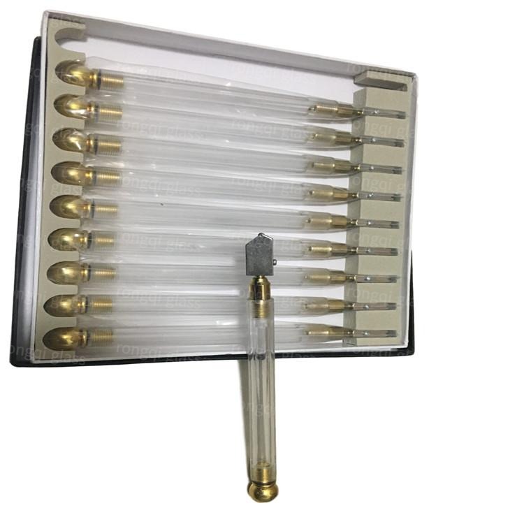 Chinese factory high quality top plastic handle oil feed glass cutter