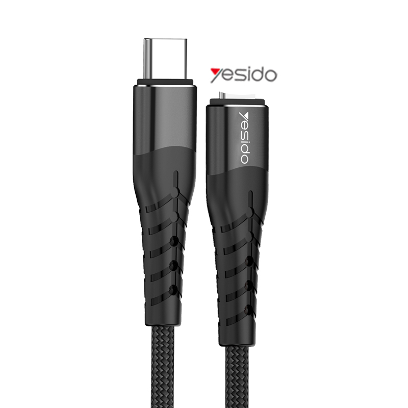 Нейлоновый плетеный кабель для быстрой зарядки 18 Вт 8pin Type-C кабель для передачи данных Usb C Pd зарядный кабель для Iphone 11
