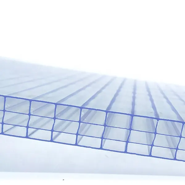 Lexan 10 лет гарантии, УФ-покрытие, лучший выбор, многостенная 20 мм поликарбонатная кровля x тройной поликарбонатный полый лист