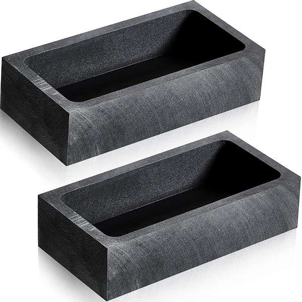 Gold Silver Graphite Ingot Mold Mould Crucible For Melting Casting Refining
