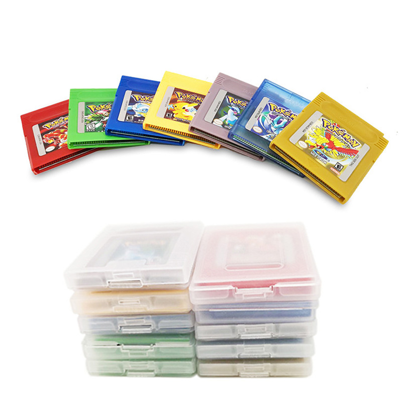 Высокое качество, 7 видов карточных игр pokenom для gba gbc