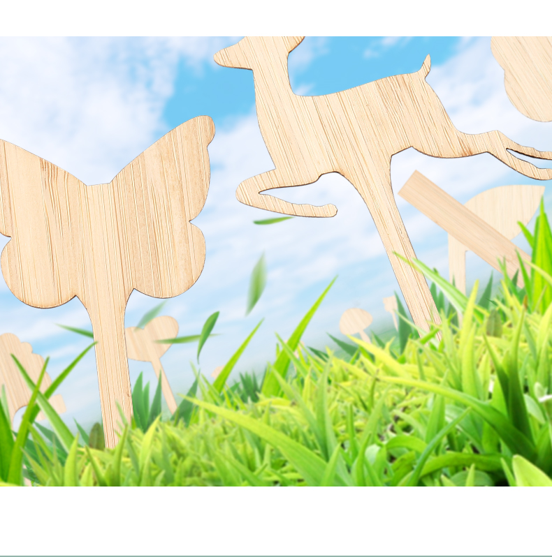 5000pcs Plant Labels Garden Markers T-type Plant Tags Flower Marker Thick Tag Potted Herbs Label