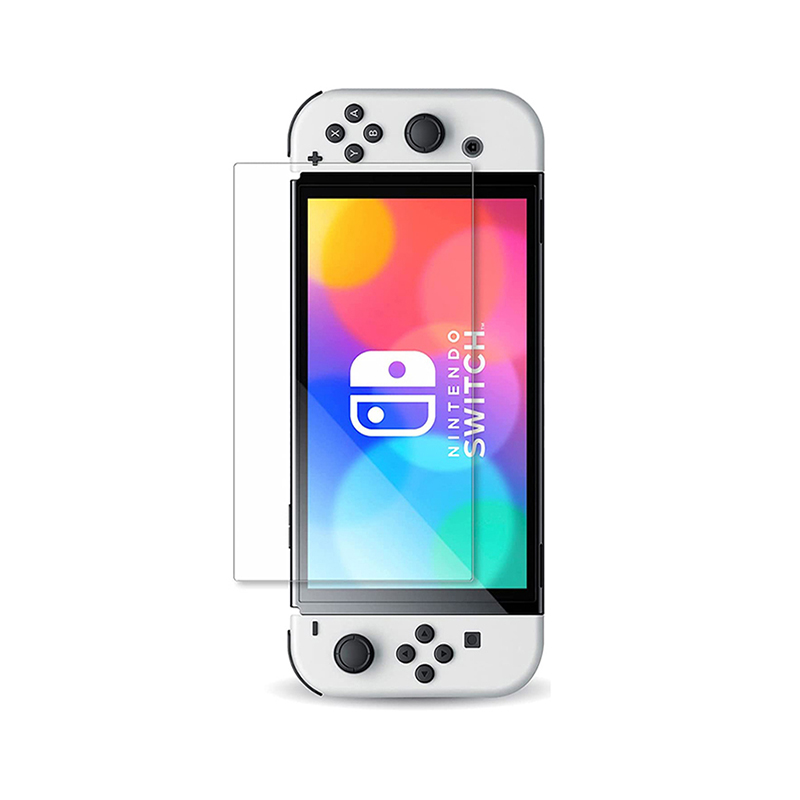 Explosion proof HD clear game player tempered glass screen protector for Switch OLED
