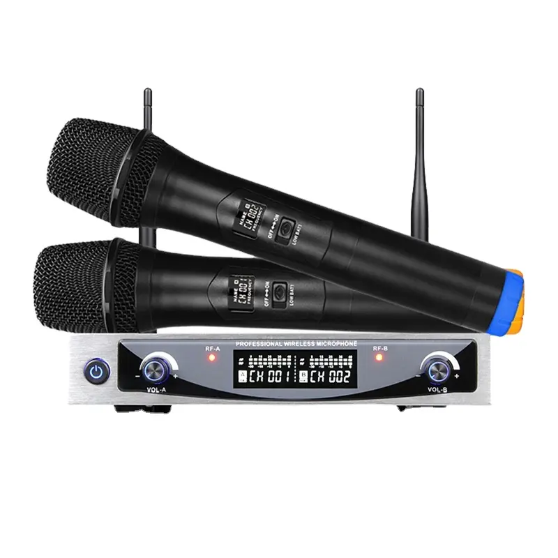 OEM UHF беспроводной микрофон, микрофон на большие расстояния, беспроводной Профессиональный для караоке