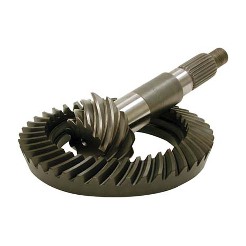 Iso 5~6 Ground Gleason Spiral Bevel Gear Set With Quality Report For Airplane