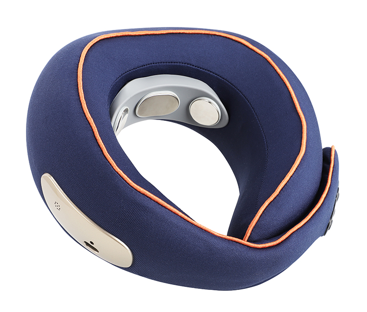 portable electric smart wireless back neck and shoulder kneading massager device with heat