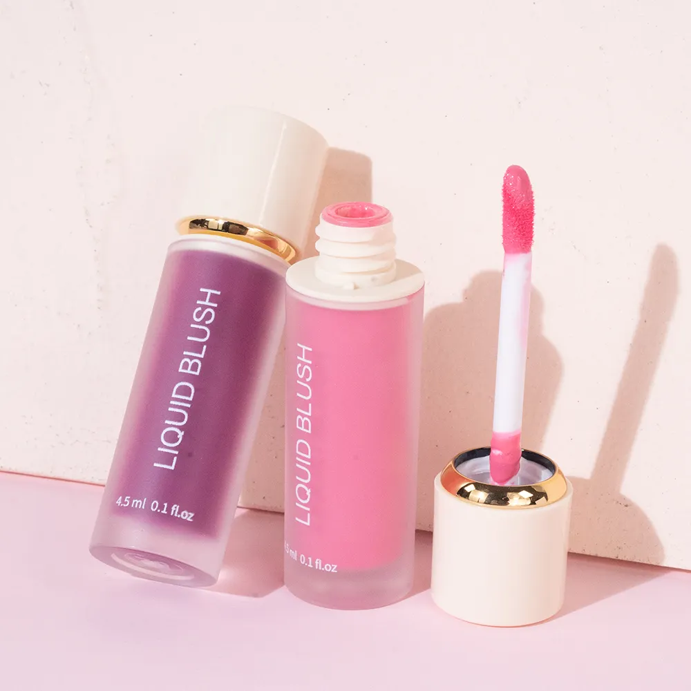 Private label water-resistant makeup liquid blush high color rendering creamy cream blush stick