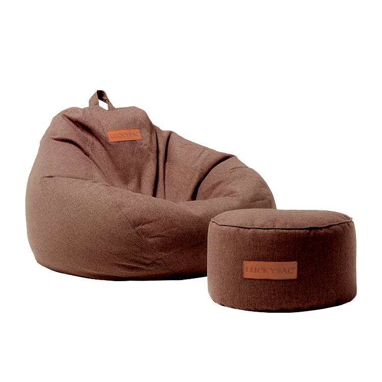 Stylish Comfort Linen indoor Beans Bag  Floor Cushion Bean Bag Chair  Giant Bean Bag Available in Many Sizes and Colours