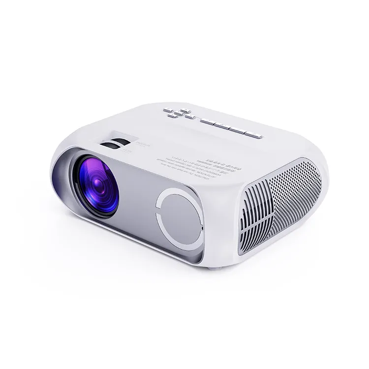 All In 1 Projector Portable Mini Advertising 1080P RGB LCD Projector Home Theater