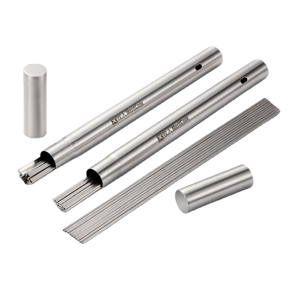 Premium 16 Inches 41cm 304 Stainless Steel Portable Round BBQ Skewer Storage Tube Needle Container Stick Holder Case