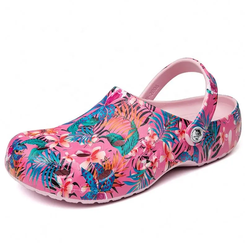 Stock Unisex-Adult Classic Clog Camo Ladies Flip Flops Summer Slipper Mens Clogs Platform Shoes For Women