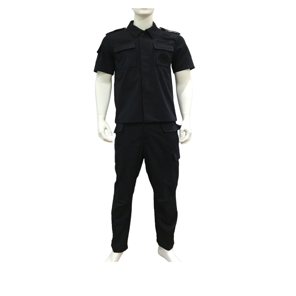Uniformes tactical poly cotton navy blue ripstop durable comfortable duty patrol security tactical uniform shirts