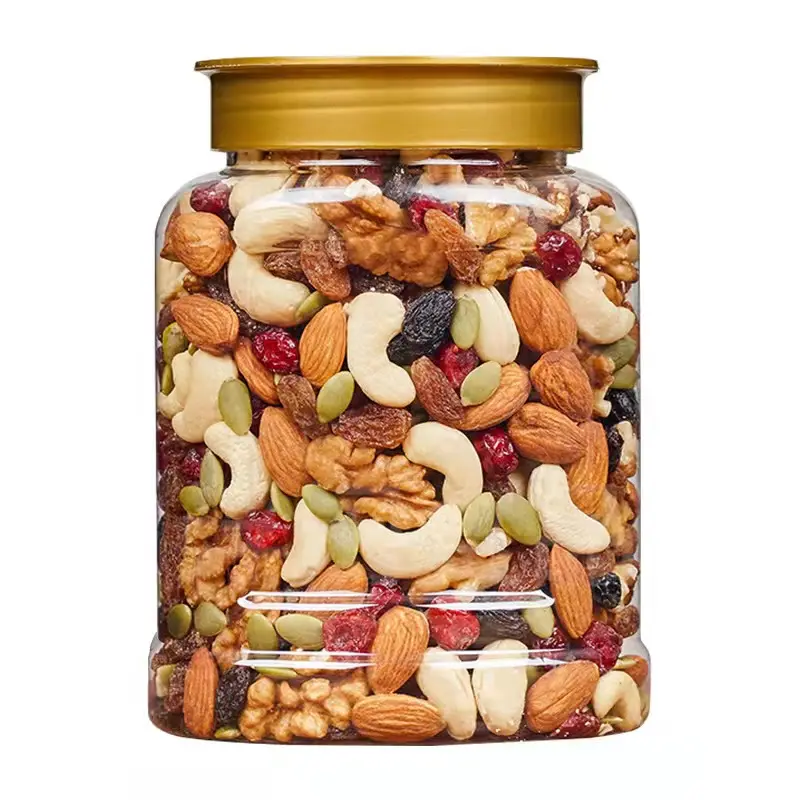 Full Of Healthy Raw Materials Pumpkin Seeds Toned Kernels Almonds Mixed Nuts