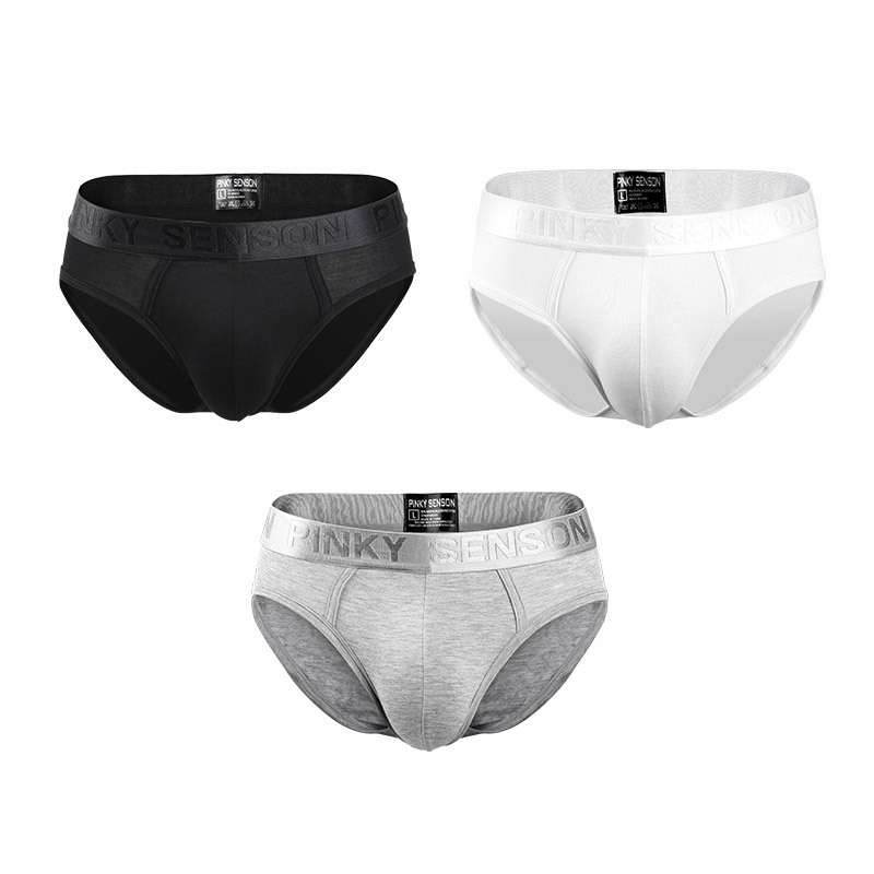 Low Waist Customized Men's Briefs Elastic Sexy Men's Underwear
