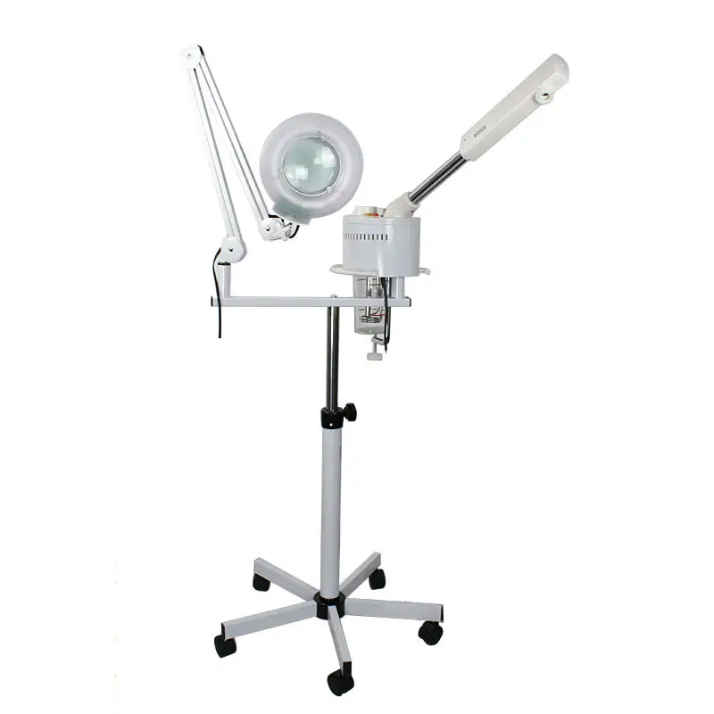 Cheap facial steamer with magnifier lamp