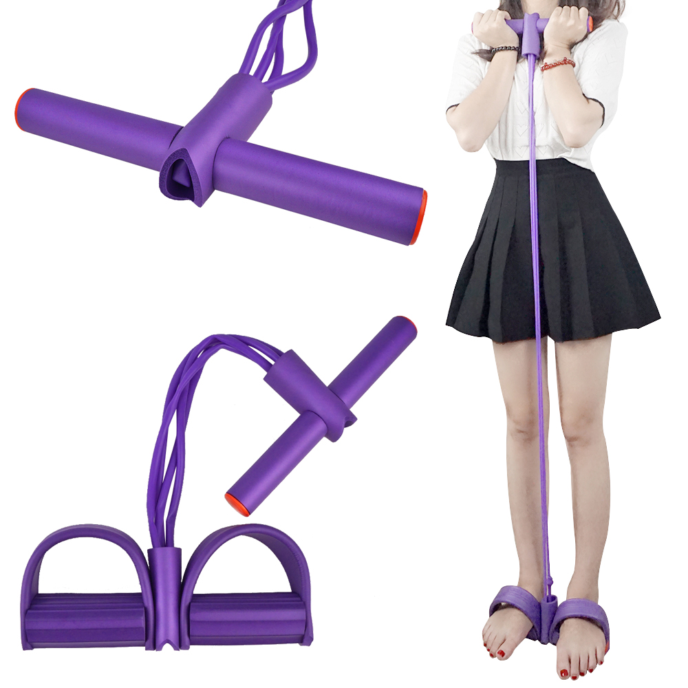 Gym home yoga workout fitness pedal resistance band