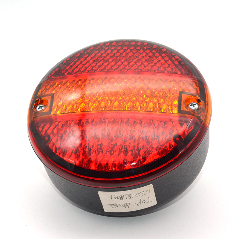 Round tail light thin series 12V LED Light indicator Waterproof tail light