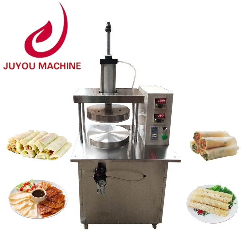 JY Commercial Automatic Pneumatic Dough Flattener Chapati Making Machine Pancake Forming Pressing Machine