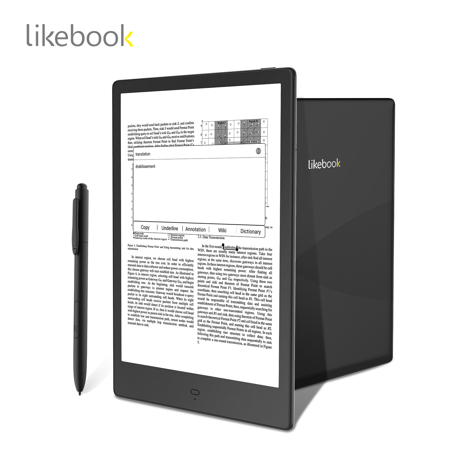 7,8 "дюймовый Android E-ink для чтения электронных книг HD Carta интеллигентая (ый) рукописного ввода PDF для чтения с поддержкой Wi-Fi Bluetooth стилус сенсорный экран