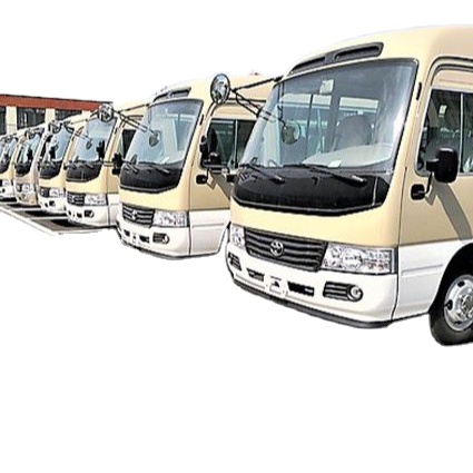 LHD Toyota Coaster мини автобус складной/распашная дверь тип используется Coaster пассажирский автобус с бензиновым/бензиновым двигателем