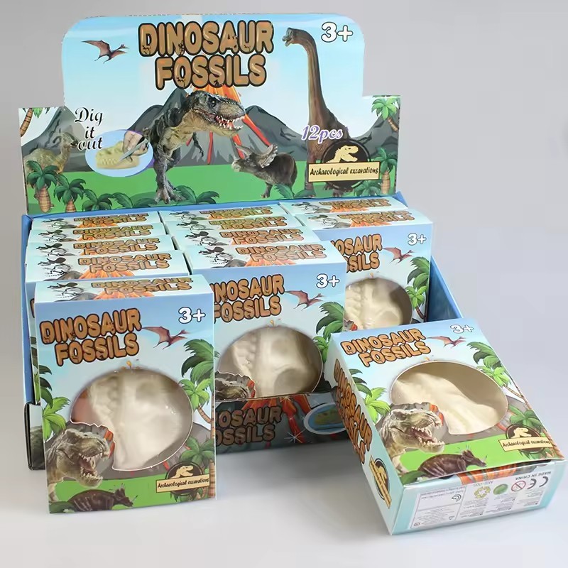 Factory Wholesale Dinosaur Bone Skeleton Digging Kit Stem Dinosaur Archaeological Dig Toy Kit for Kids