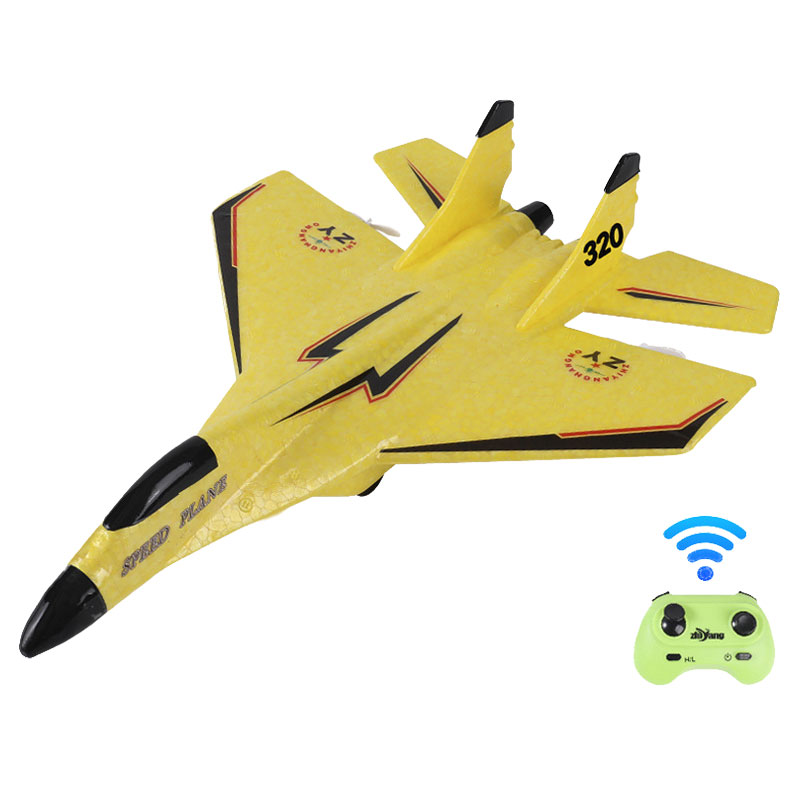 Новинка 2022, детский желтый пенопластовый планер Su35 2,4G Epp rc, истребитель, самолет, самолеты, радиоуправляемый самолет, игрушки оптом