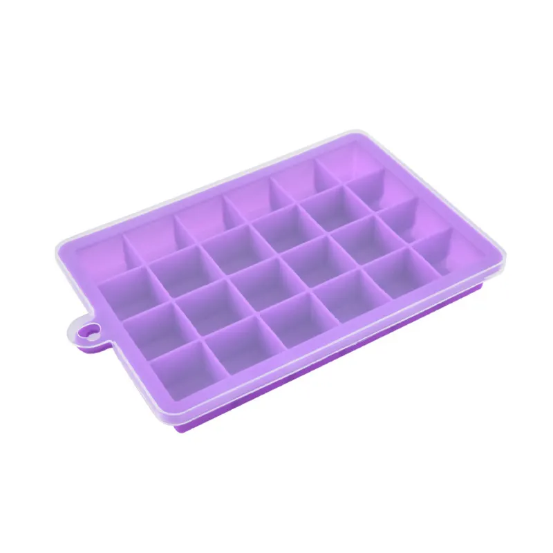 One Stop Shopping 15 cavity 100% Food Grade BPA Free DIY 15 Grid Big Silicone Ice Cube Square Tray Mold ice cubes tray