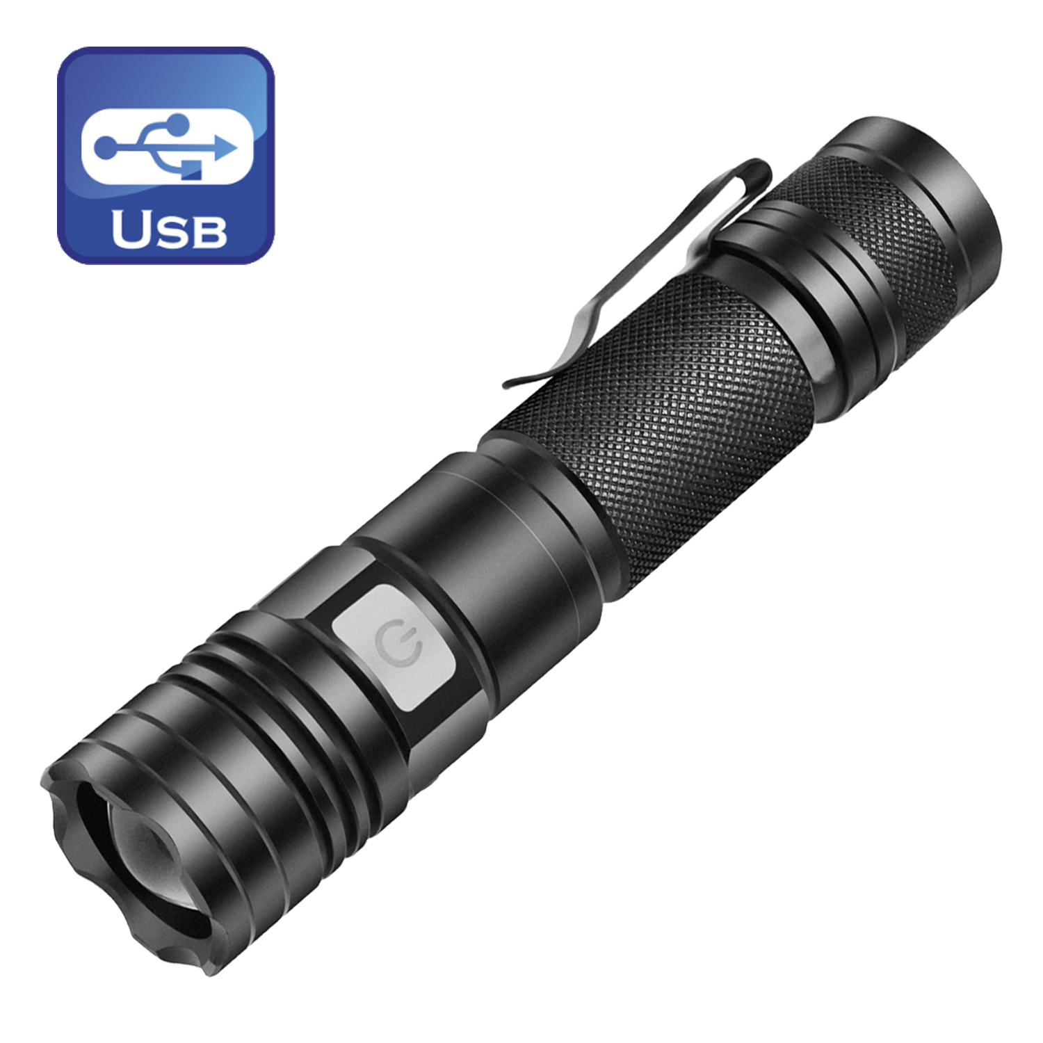 OEM водонепроницаемый алюминиевый стробоскоп SOS Кемпинг Cree XML-L2 перезаряжаемая тактическая лампа с зумом светодиодный фонарь фонарик светодиодный фонарик