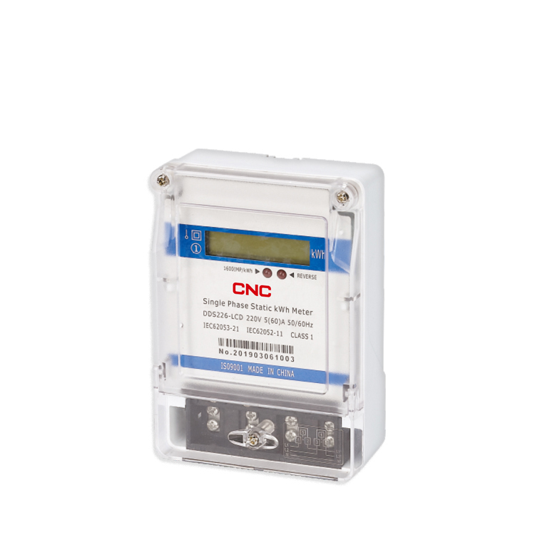 ABS Energy meter din rail electricity meter single phase electricity digital LCD smart energy meter