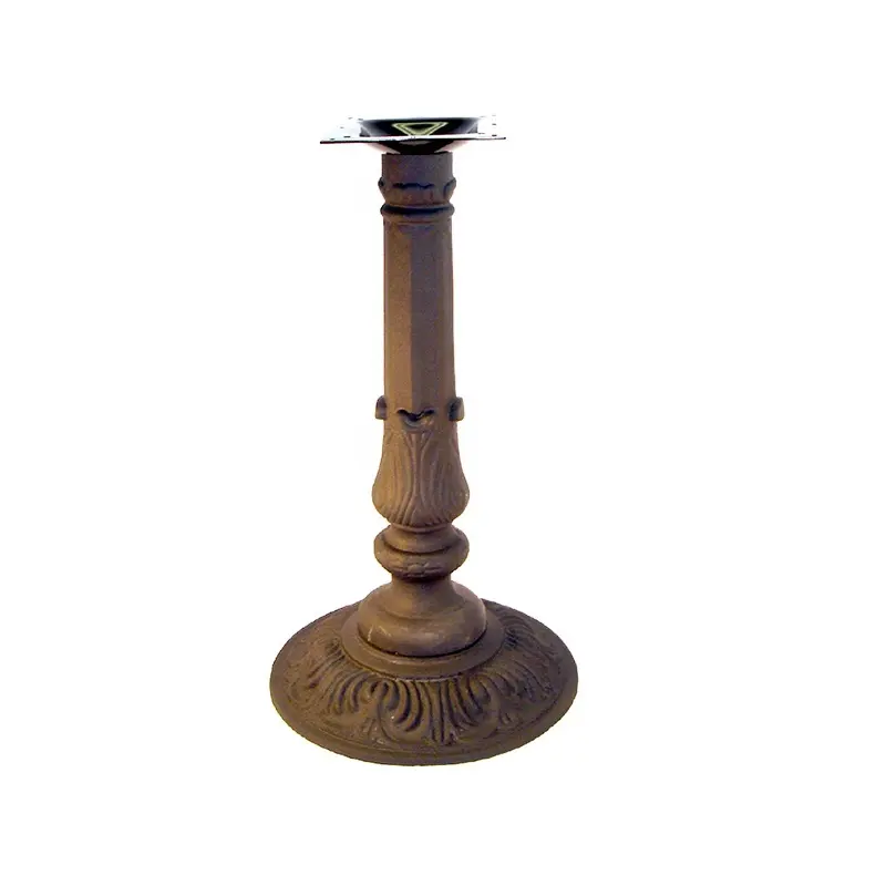 Round Dining Table Leg Cast Iron Steel Outdoor Table Base