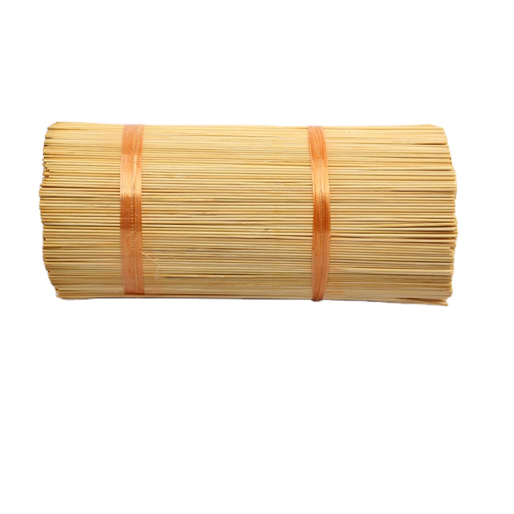 Wholesale Straight Round Bamboo Natural Vietnam Incense Sticks For Making Agarbatti