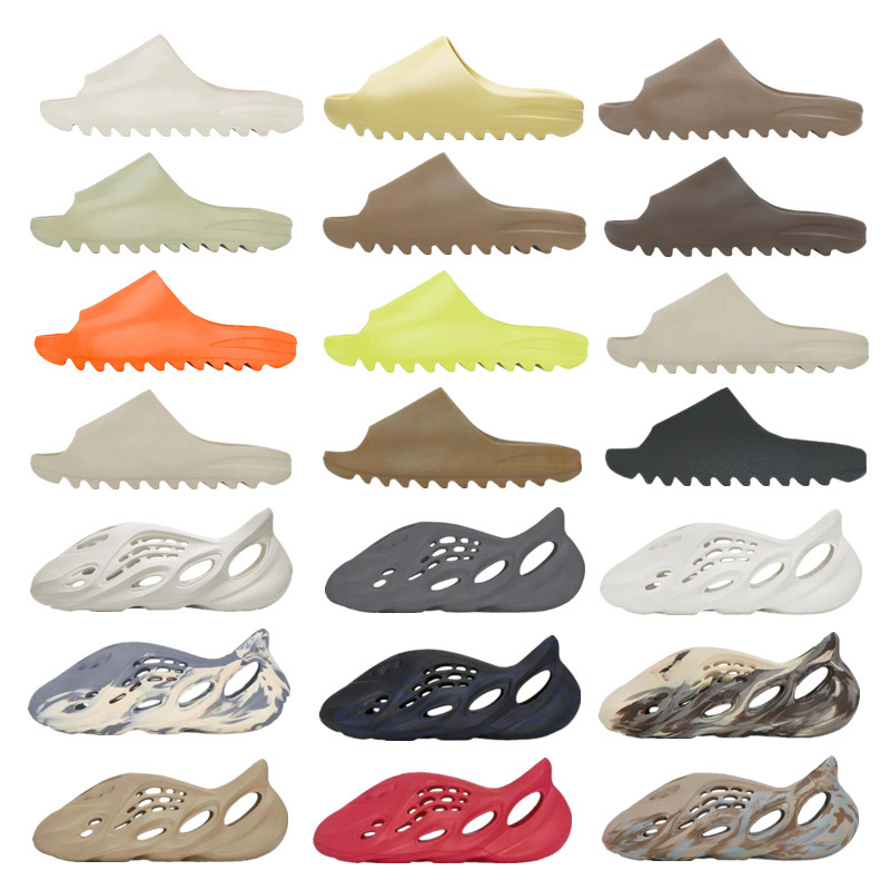 Сандалии Yeezy, обувь Yeezy из пенопласта, шлепанцы Yezzy, сланцы yezy, оригинальная обувь 1:1, качественная пенопластовая обувь Yeezy большого размера для мужчин