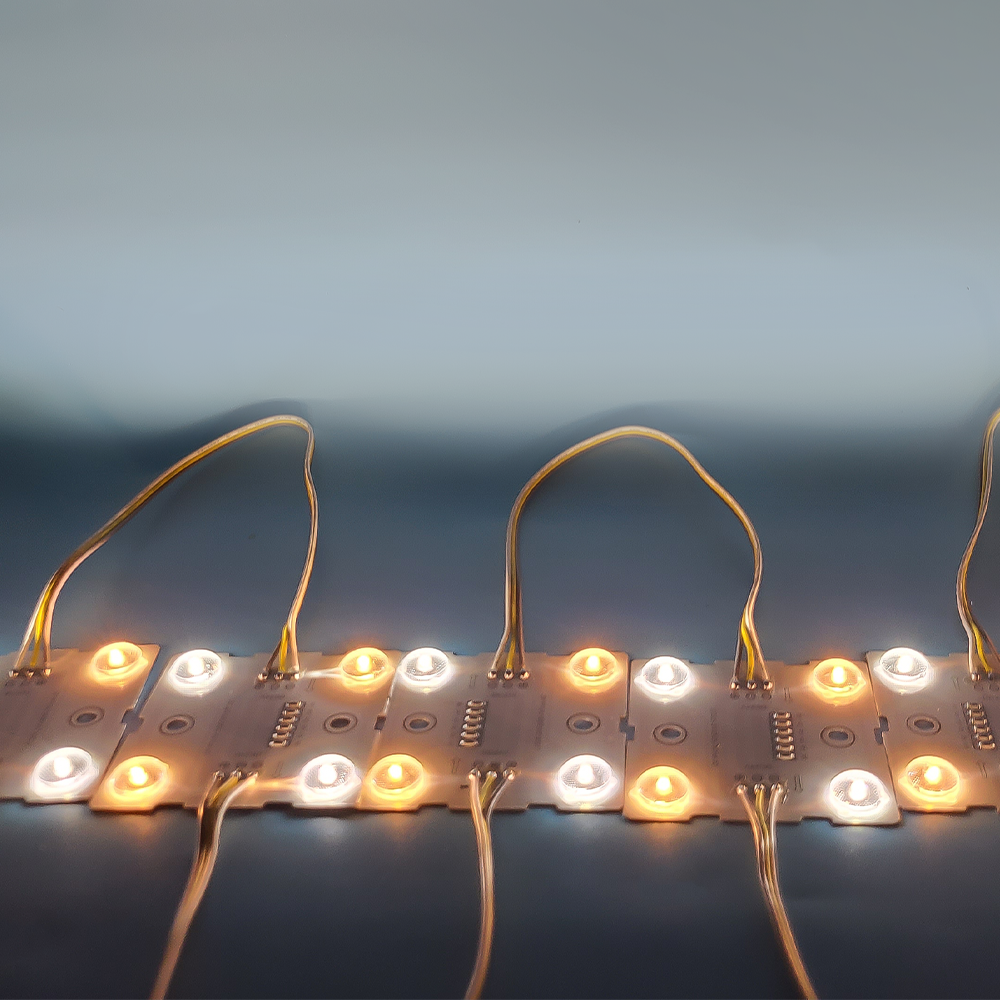 165 degree 24V LED Diffuse reflection curtain type 2835 LED rigid strip
