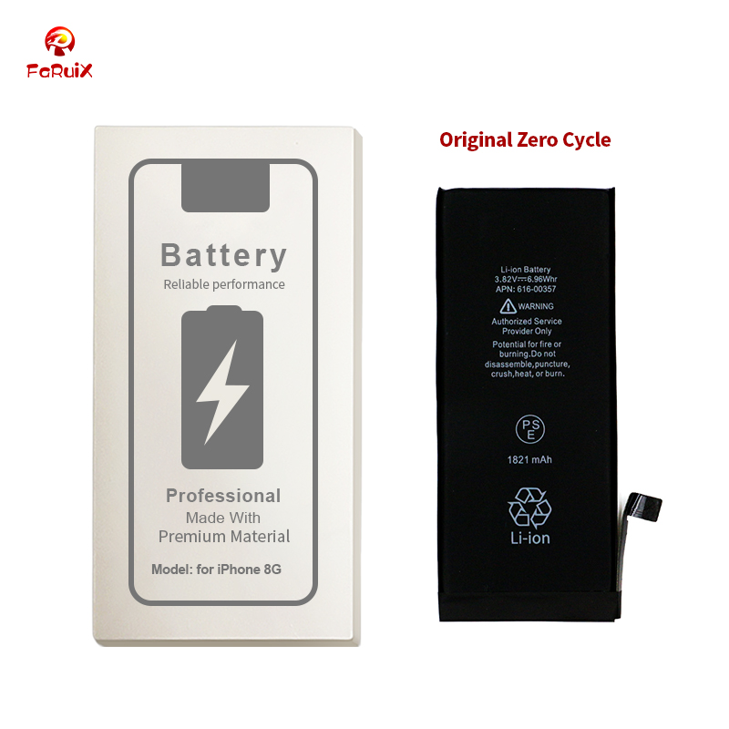 New 0 cycle seal oem high capacity mobile phone battery battery for iphone 8G
