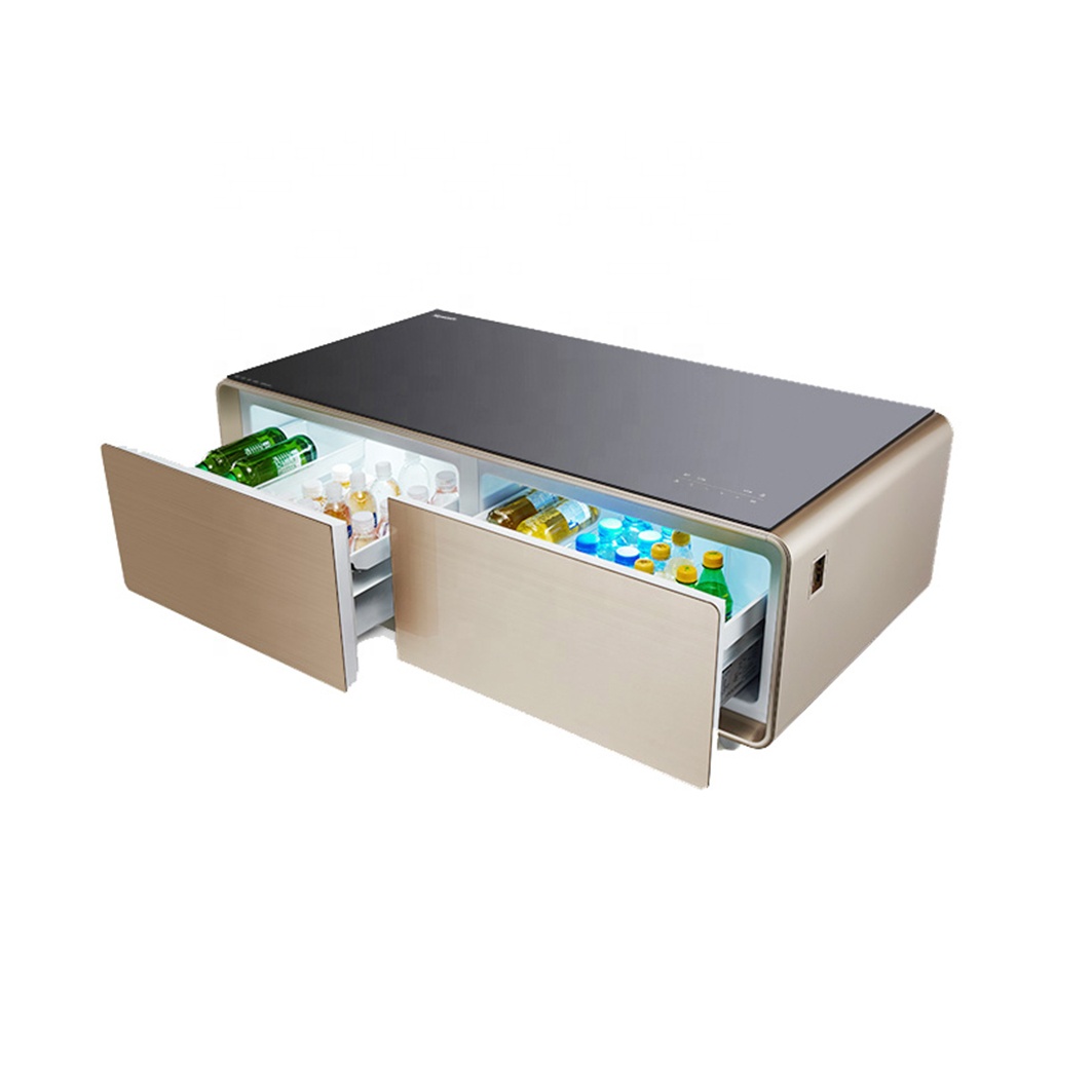 Small intelligent modern tea table with refrigerator