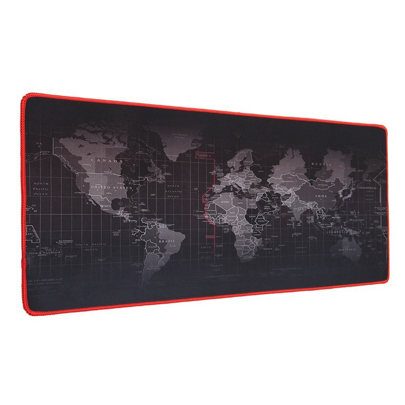 Wholesale Personalized Custom logo World map mouse pads Keyboard pad Desk mat Hemming in stock