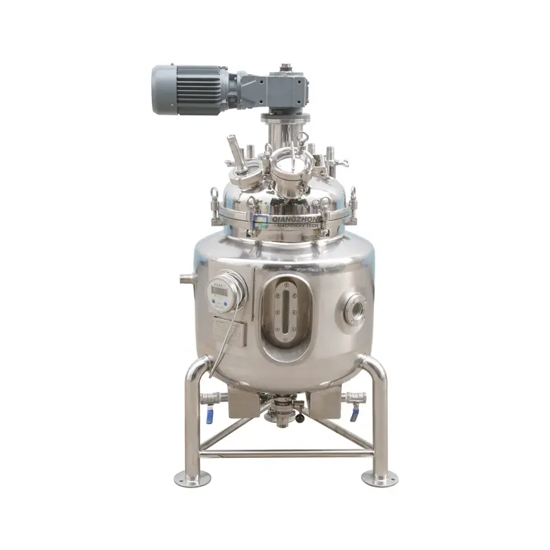 8000 10000 l industrial batch reactor price 50l 100l jacketed stainless steel semi batch reactor