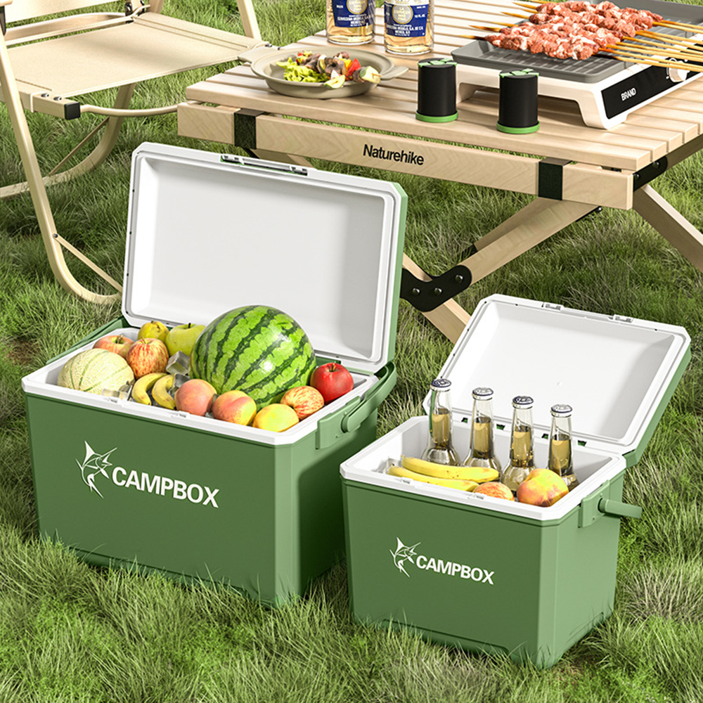 GREENSIDE Large Capacity Outdoor Portable Ice Bucket Convenient Freshness Preservation Storage Cooler Box For Car Use For Food