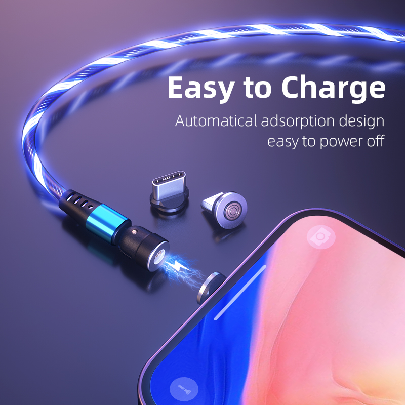 Аксессуары для мобильных телефонов Магнитный USB-кабель 3 в 1 кабель для передачи данных для мобильного телефона