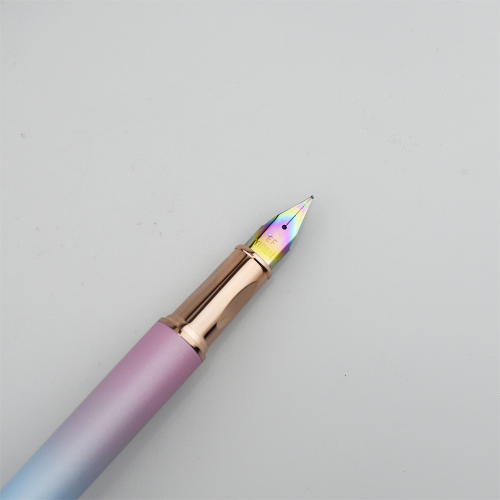 2021 Новый stylos дизайн, высокое качество, милое розовое перьевая ручка металлические ручки с блестками для девочек, подарок