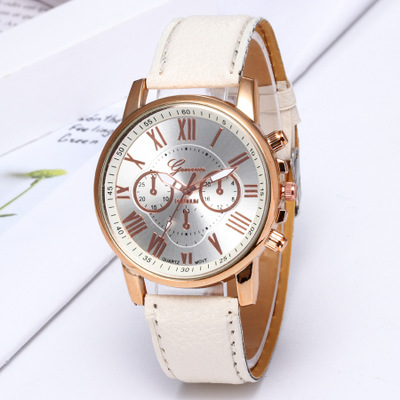 China Cheaper Watch For Women Geneva Quartz Women Analog Wristwatches Crystal Women Steel Watch