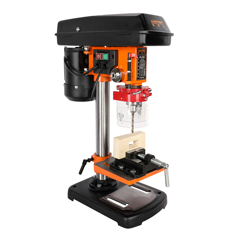 LUXTER Corded 8 Inch 16mm Spindle Travel Drill Press Wood Drill Metal Drill