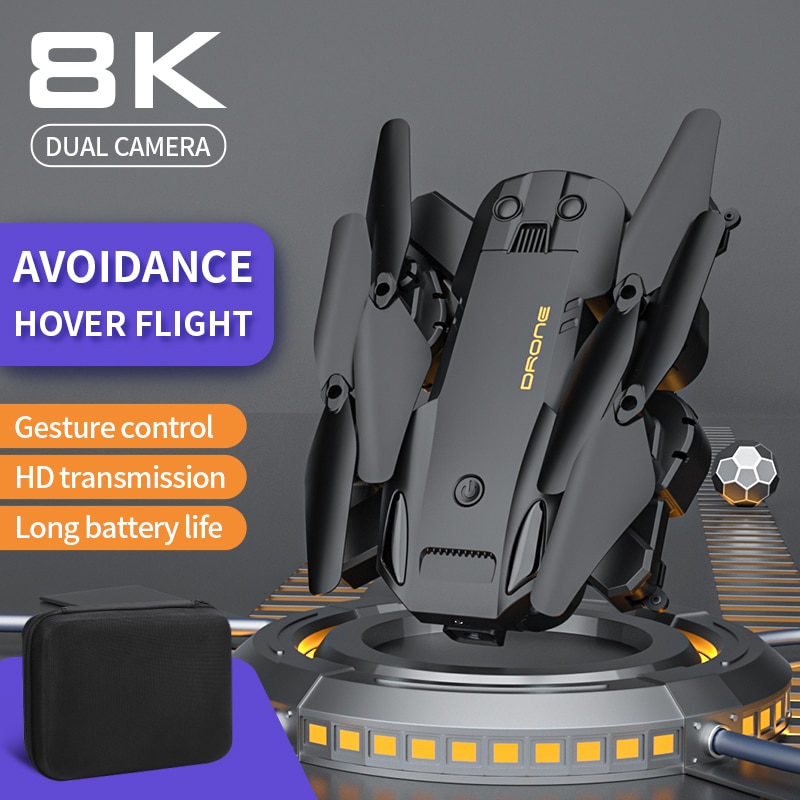 Q6 Дрон Wi-Fi мини Дрон с камерой HD 8K аэрофотосъемка вертолет RC Квадрокоптер Предотвращение препятствий 8K профессиональный 5G