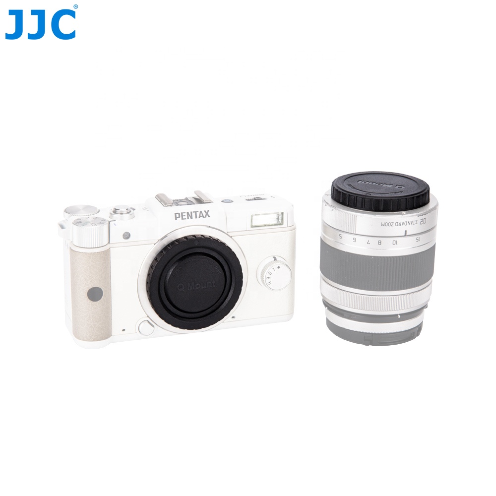 JJC L-R12 Задняя крышка объектива для Pentax Q Крепление объектива и беззеркального фотоаппарата цифровой камеры ABS Материал Черный цвет предоставить услугу первоначального производителя оборудования