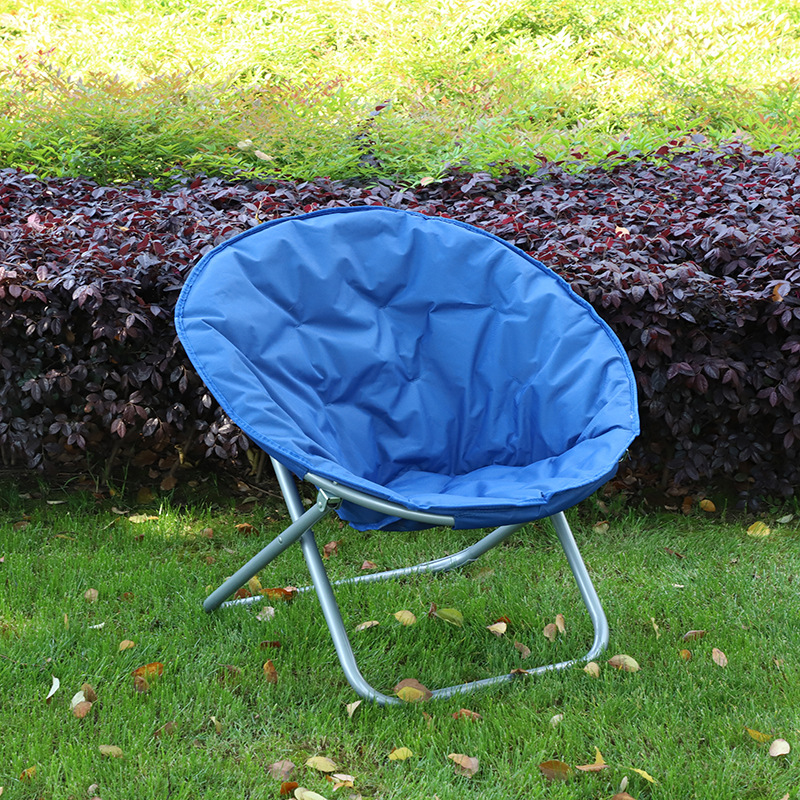 Fancy Leisure Facilities Foldable Moon Chair Camping Lawn Garden Lazy Chair For Kids Adults