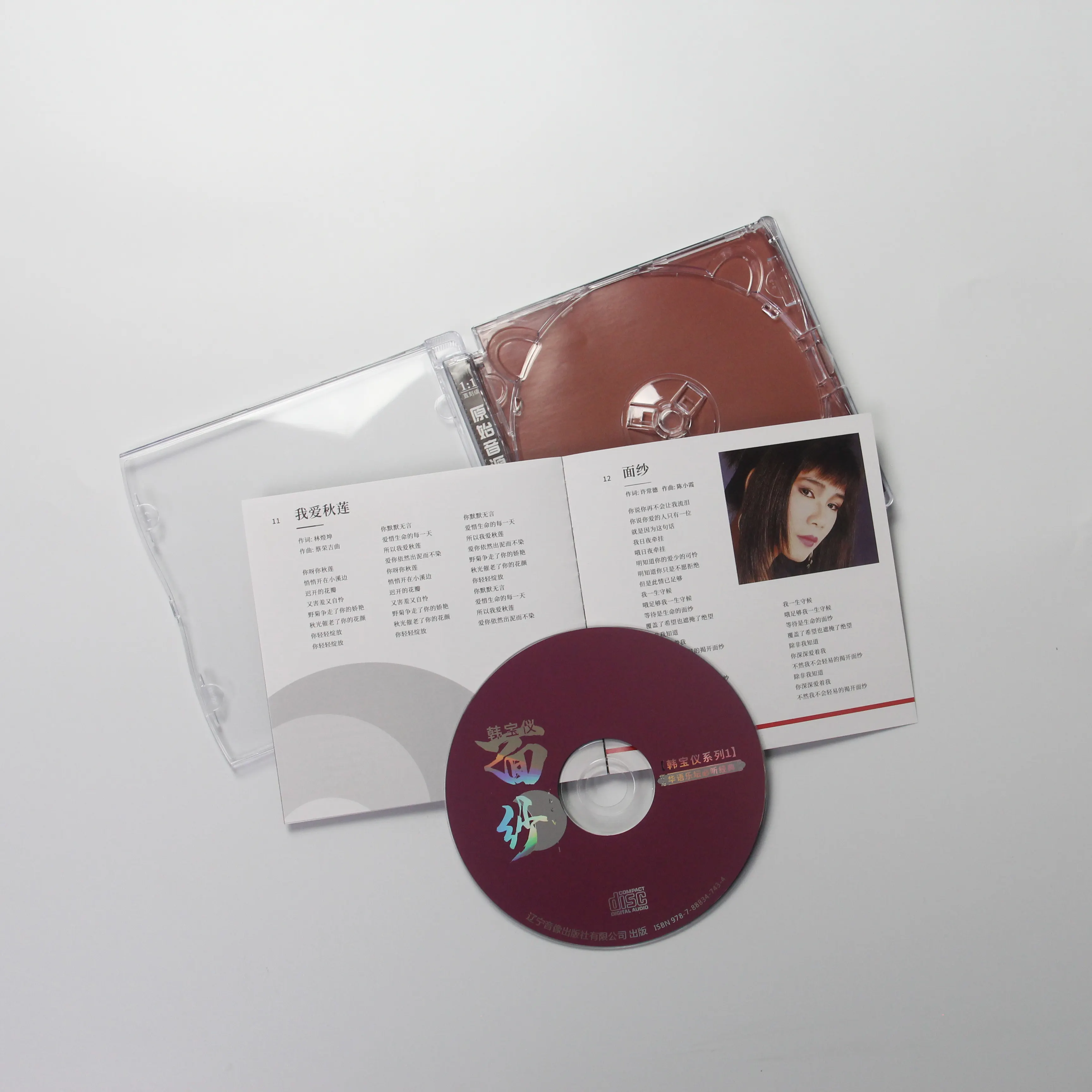 Chinese Factory Music CD Manufacturing Duplication With Jacket