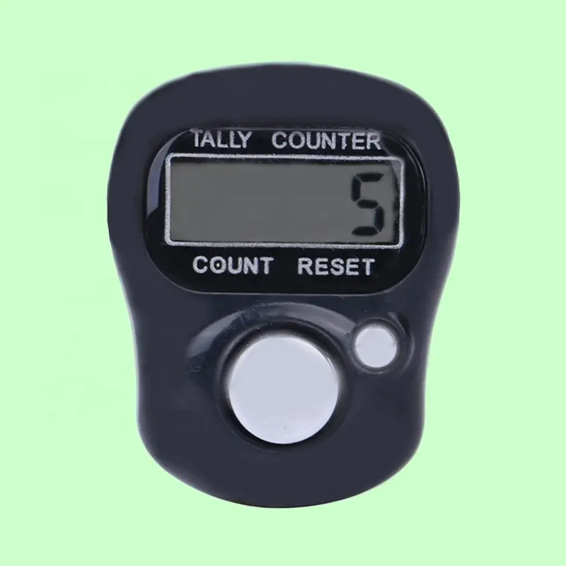 Lcd Electronic ABS Plastic Digital Muslim Counter Finger Ring Hand Tally Counter