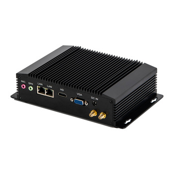 Промышленный мини-ПК TOPTON без вентилятора J1900 2 * RJ45 Lan 2 * COM Linux SIM 3G 4G Wi-Fi брандмауэр маршрутизатор DHCP VPN сервер мини-компьютер