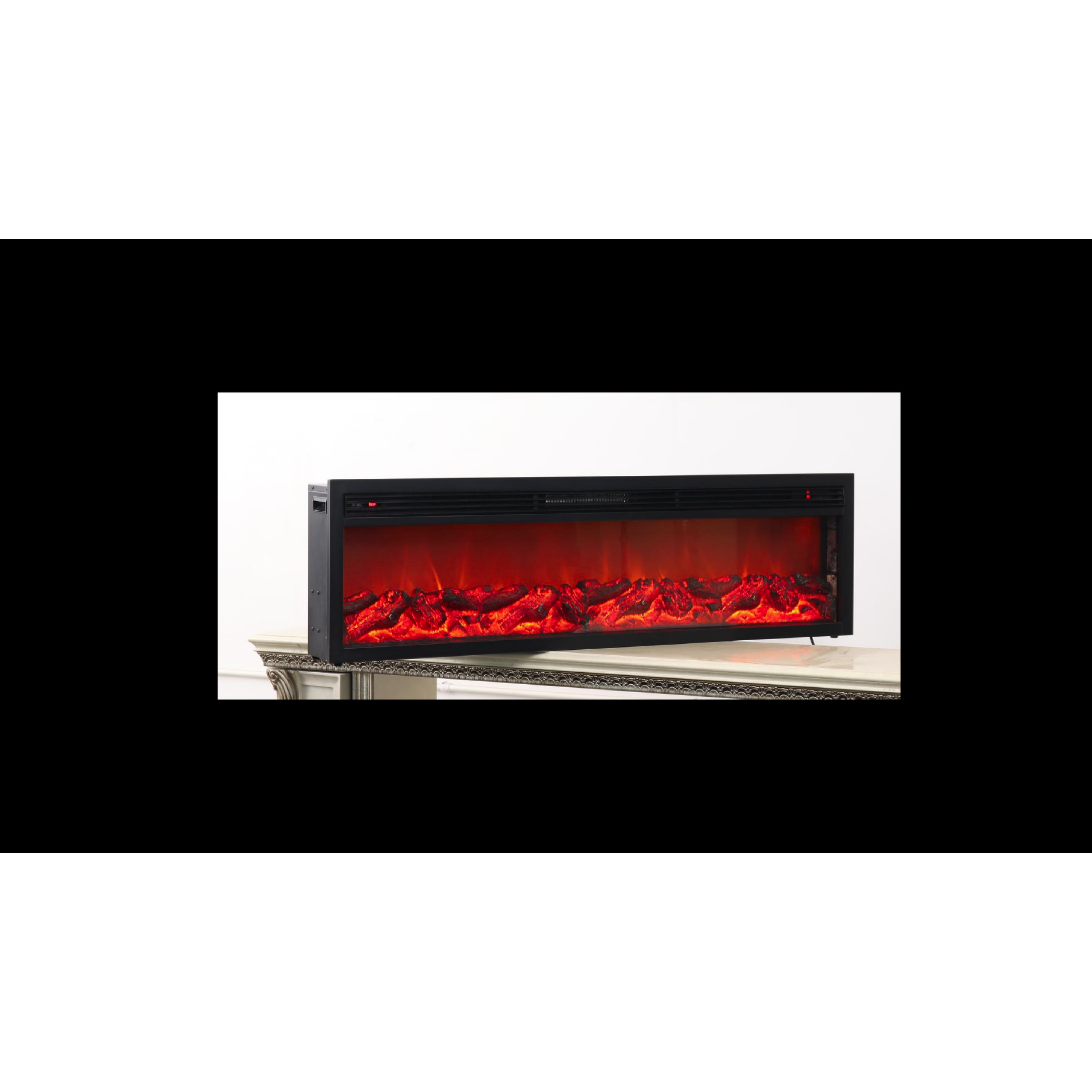 Fireplace Water Vapor Marble Cast Iron Ethanols Glass Door Wood Burning Crystal Table Vapor Fire Wood Burning Stove Fireplace